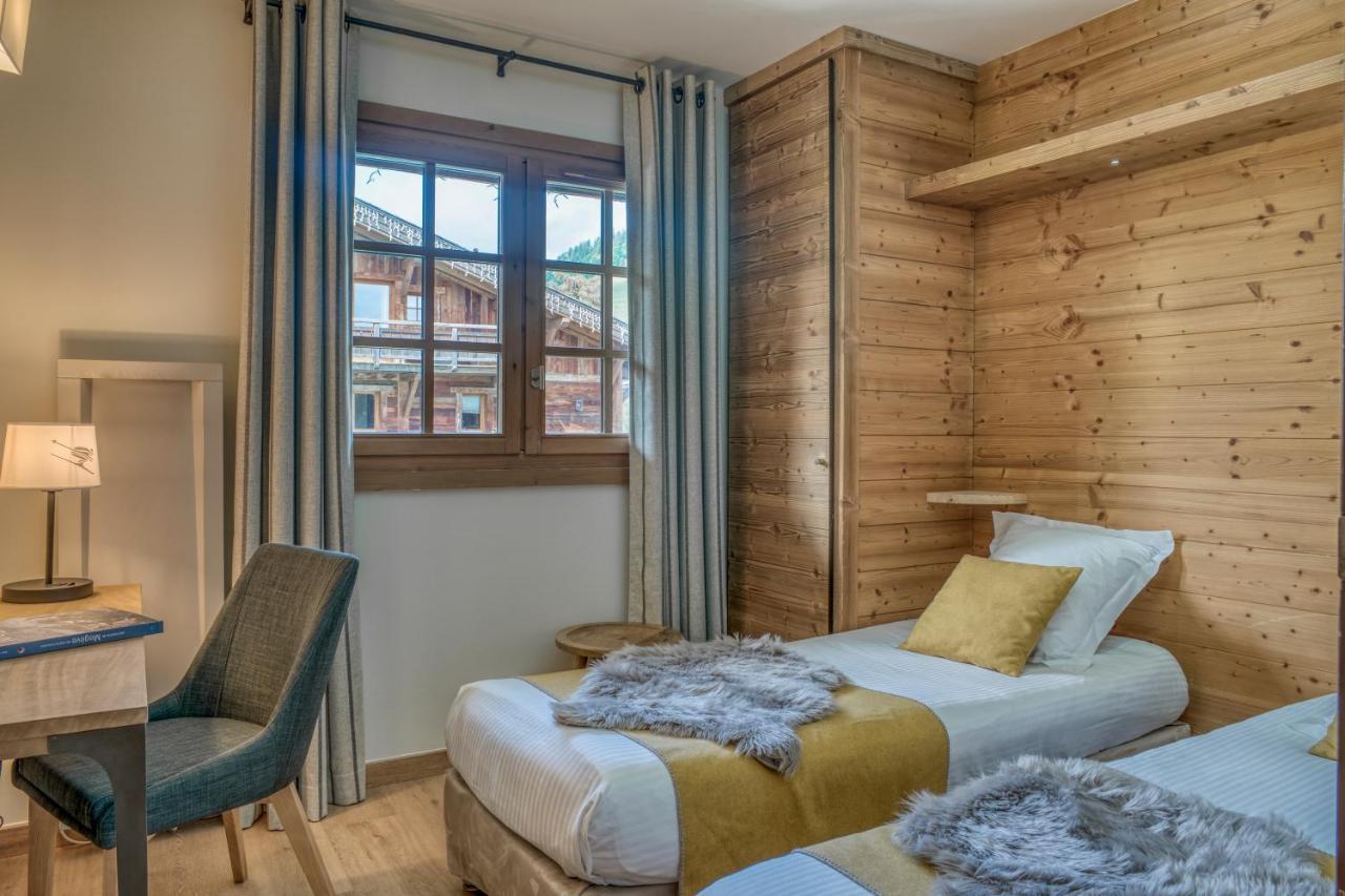 Hotel Les Loges Blanches Megève Exterior foto