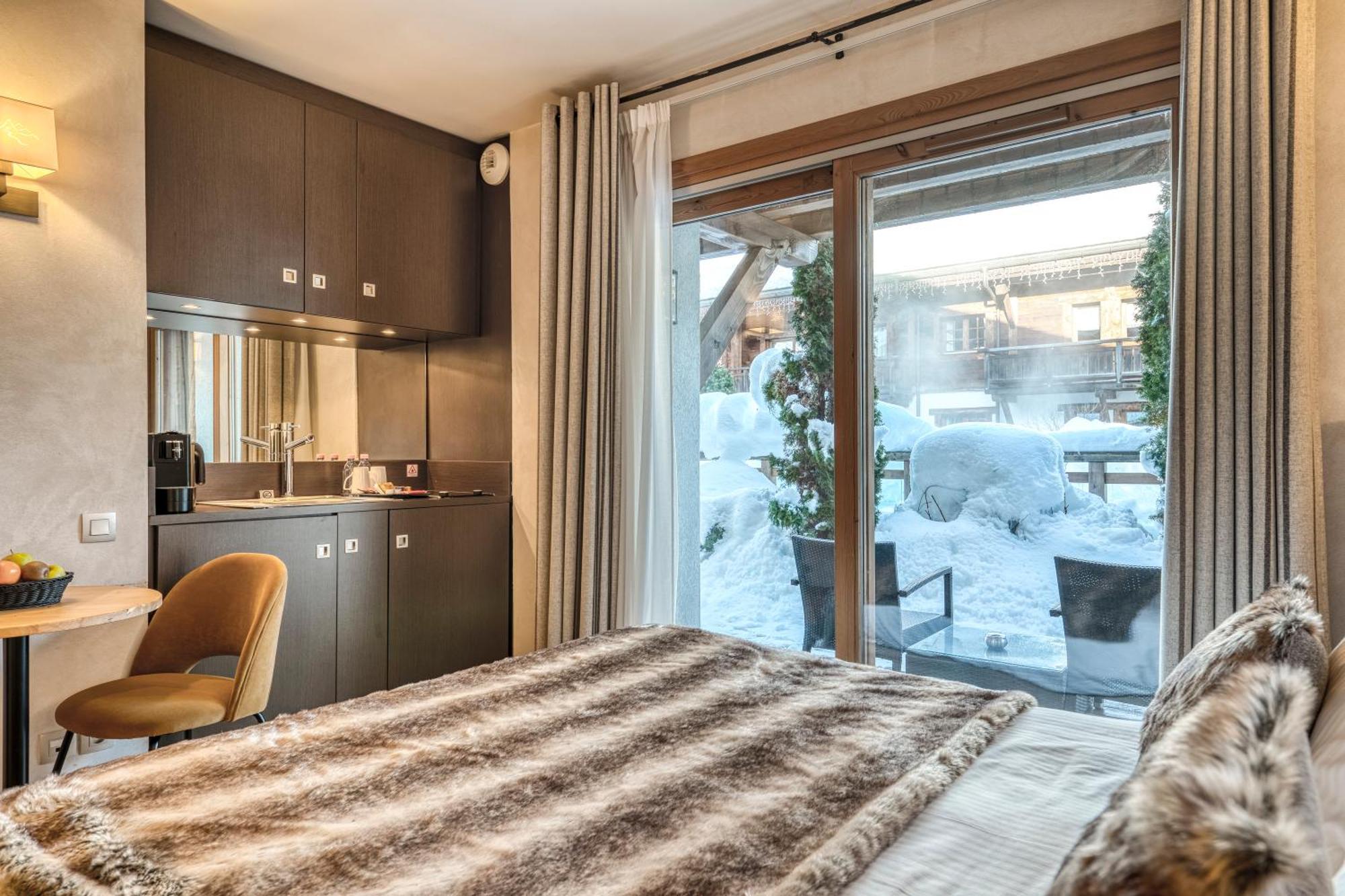 Hotel Les Loges Blanches Megève Exterior foto